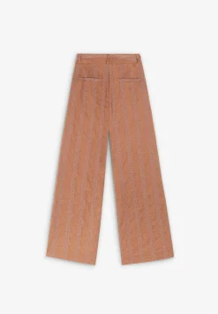 Scalpers Pants<Full Length Striped Pants With Pleats