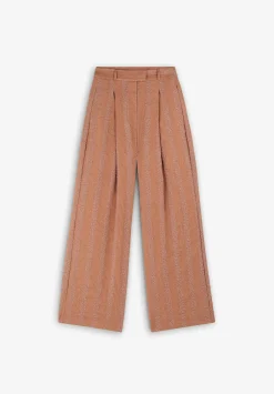 Scalpers Pants<Full Length Striped Pants With Pleats
