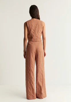 Scalpers Pants<Full Length Striped Pants With Pleats