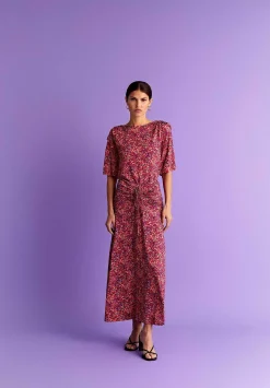 Scalpers Skirts<Gathered Cord Midi Skirt