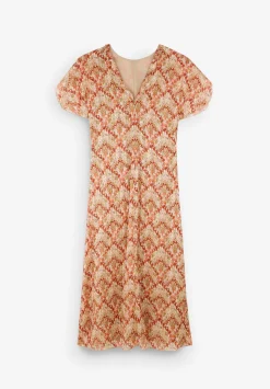 Scalpers Dresses<Gathered Front Midi Dress
