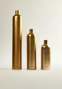 Scalpers Decorative Accessories<Golden Metal Decorative Vase