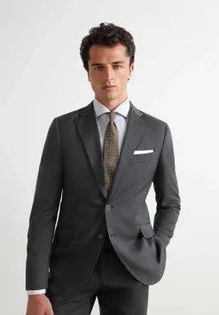 Scalpers Suits<Gray Wool Structured Suit