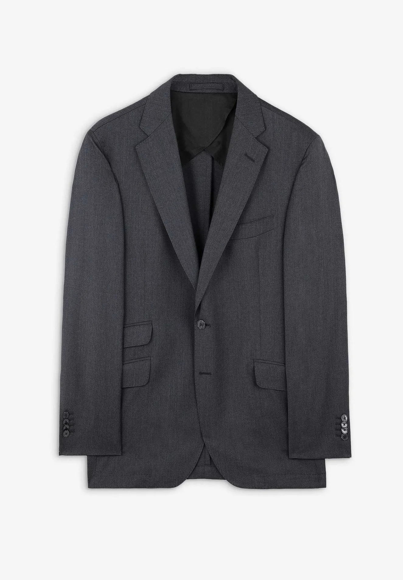 Scalpers Suits<Gray Wool Structured Suit