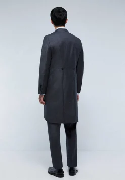 Scalpers Suits<Gray Wool Three Piece Jacket