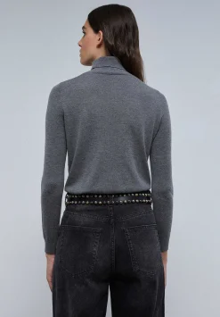 Scalpers Sweaters And Cardigans<High Neck Knitted Sweater