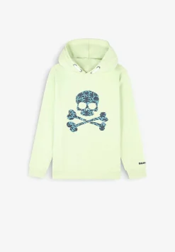 Scalpers Sweatshirts<Hooded Sweatshirt With Decorative Laces