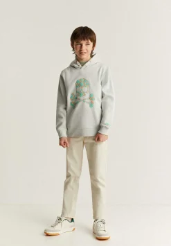 Scalpers Sweatshirts<Hooded Sweatshirt With Decorative Laces