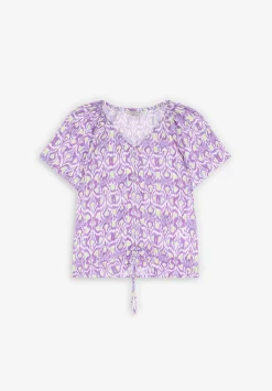 Scalpers Shirts<Ikat Gathered Blouse