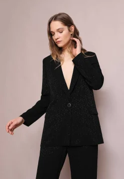 Scalpers Blazers And Vests<Jacquard Blazer Skulls Stars