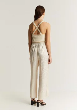 Scalpers Pants<Jacquard Pants Metallic Details