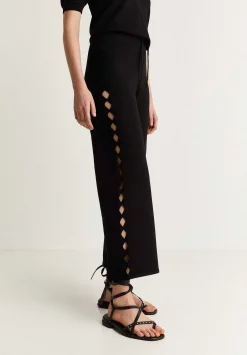Scalpers Pants<Knitted Pants With Side Slits