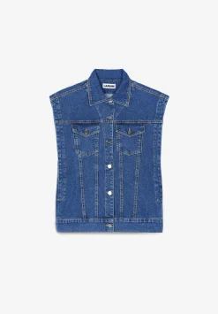 Scalpers Jackets And Trench<Laagam | De-Nimes Detachable Sleeves Jacket