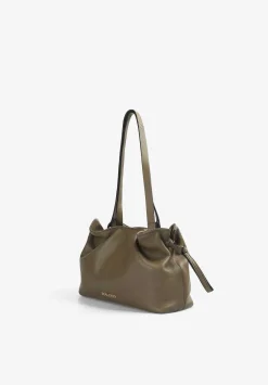 Scalpers Fur<Leather Bag With Gathered Detail