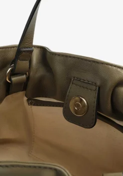 Scalpers Fur<Leather Bag With Gathered Detail
