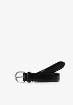 Scalpers Belts And Suspenders<Leather Belt With Metal Buckle