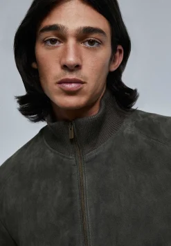 Scalpers Jackets And Jackets<Leather Bomber Jacket