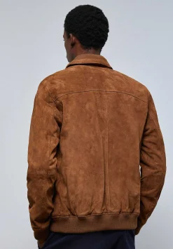 Scalpers Jackets And Jackets<Leather Bomber Jacket