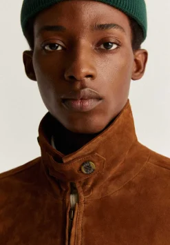 Scalpers Jackets And Jackets<Leather Bomber Jacket