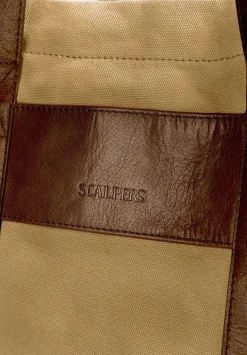 Scalpers Backpacks And Toiletry Bags<Leather Shopper Bag Handles