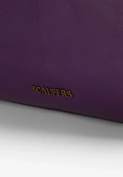 Scalpers Fur<Leather Shoulder Bag Gathered Details