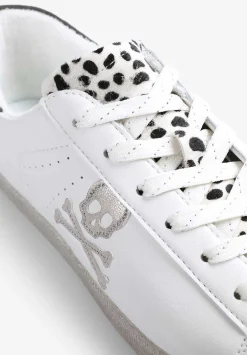 Scalpers Sneakers<Low Sneakers With Animal Print Detail