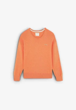 Scalpers Spot<Lurex Back Contrast Skull Sweater