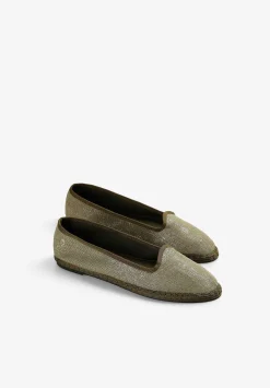 Scalpers Flat Shoes<Lurex Detail Slippers