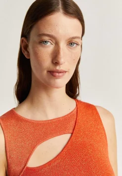 Scalpers Dresses<Lurex Knit Midi Dress