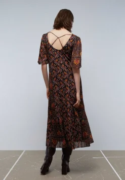 Scalpers Dresses<Lurex Midi Dress With Back Detail
