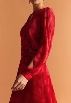 Scalpers Shirts<Lurex Opening Blouse