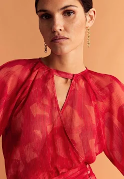 Scalpers Shirts<Lurex Opening Blouse
