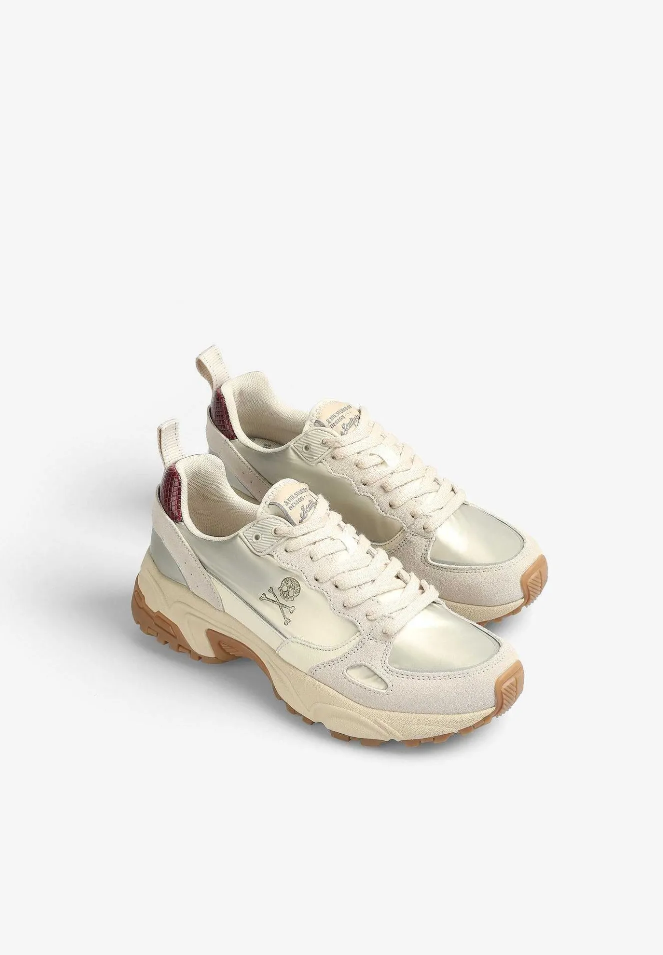 Scalpers Sneakers<Metallic Combined Sneakers