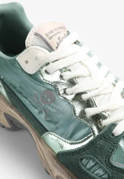 Scalpers Sneakers<Metallic Combined Sneakers