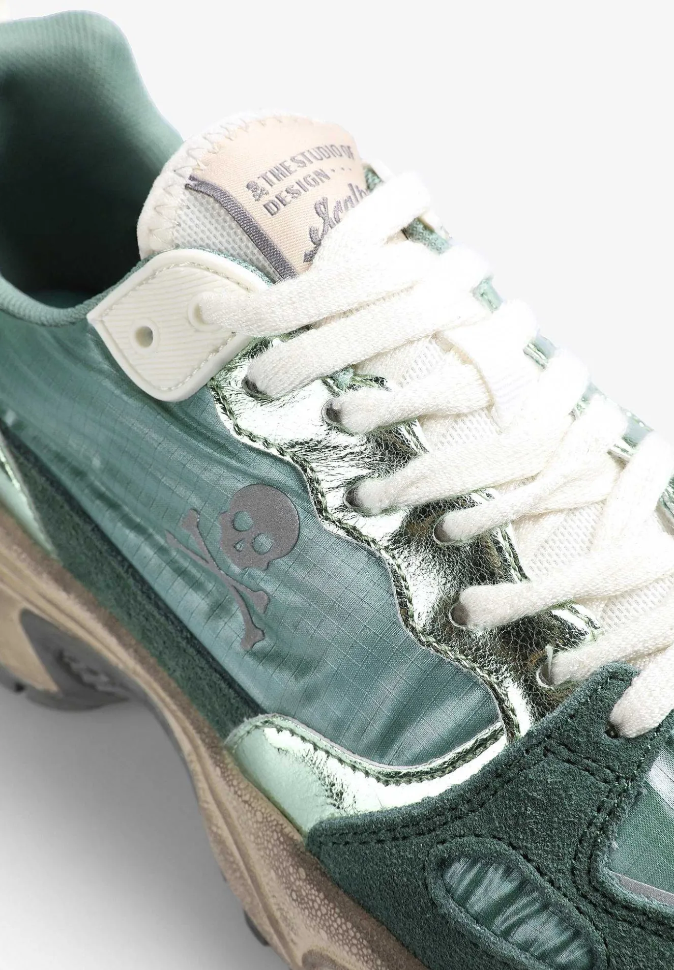 Scalpers Sneakers<Metallic Combined Sneakers