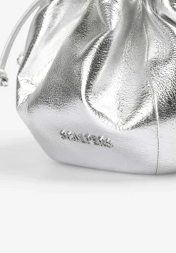 Scalpers Fur<Metallic Leather Bucket Bag