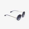Scalpers Glasses<Metallic Round Sunglasses