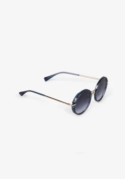 Scalpers Glasses<Metallic Round Sunglasses