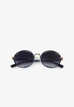Scalpers Glasses<Metallic Round Sunglasses