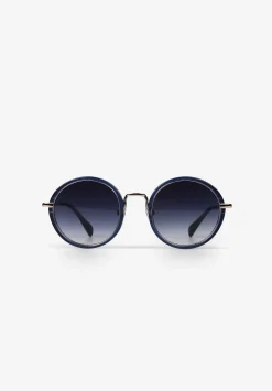 Scalpers Glasses<Metallic Round Sunglasses