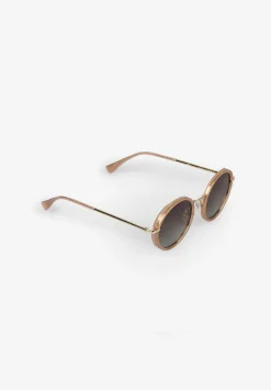 Scalpers Glasses<Metallic Round Sunglasses