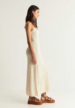 Scalpers Dresses<Midi Crochet Dress With Straps