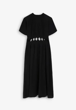 Scalpers Dresses<Midi Dress With Waist Slits