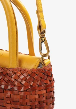 Scalpers Fur<Mini Braided Leather Bag
