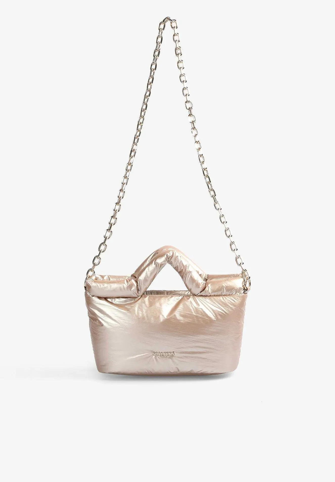 Scalpers Nylon Bags<Mini Metallic Chain Bag