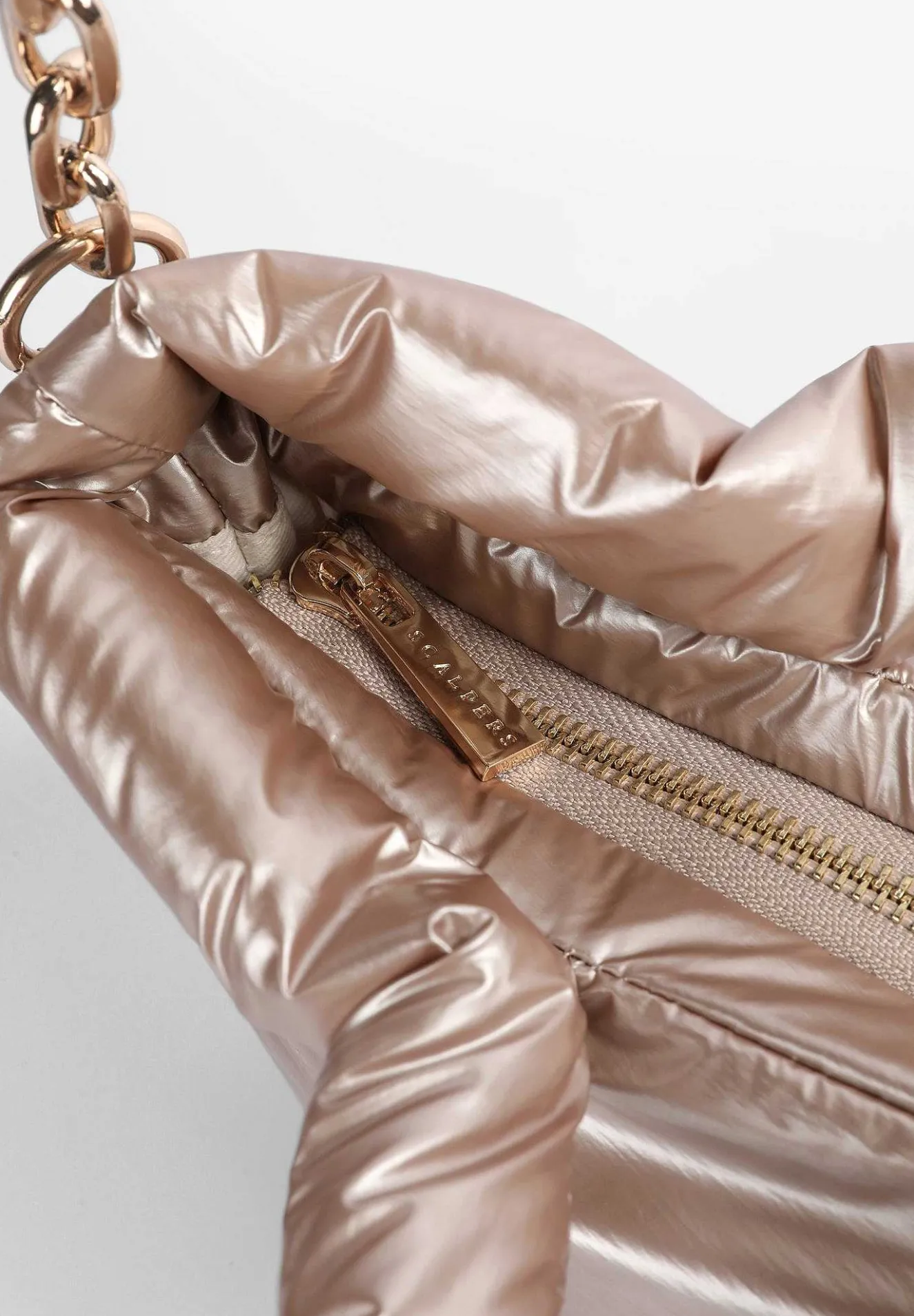 Scalpers Nylon Bags<Mini Metallic Chain Bag