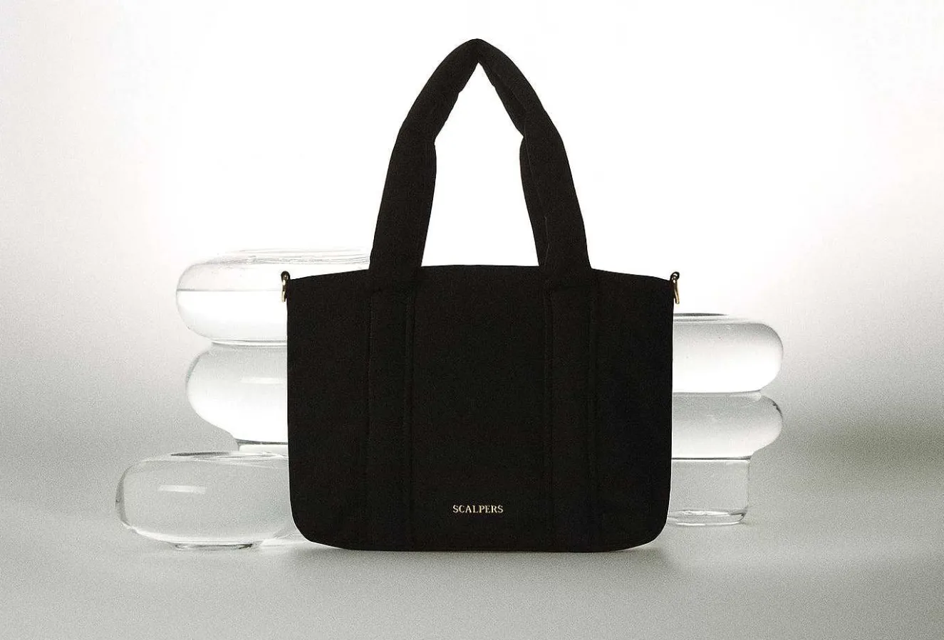 Scalpers Nylon Bags<Mini Metallic Quilted Bag