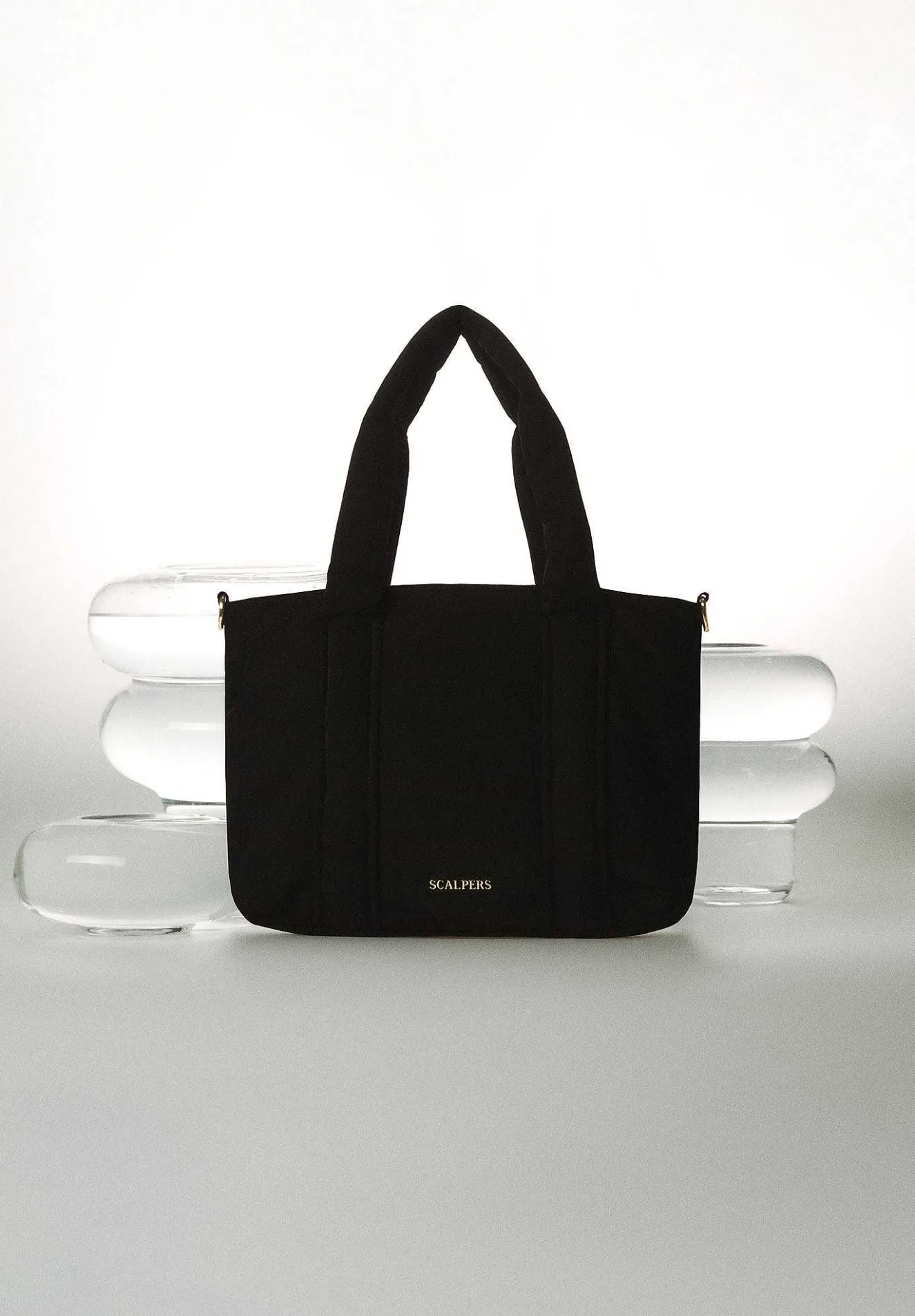 Scalpers Nylon Bags<Mini Metallic Quilted Bag