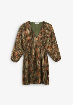 Scalpers Dresses<Mini Print Dress With Metallic Detail
