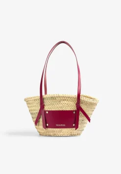 Scalpers Fur<Mini Raffia Carrycot Bag